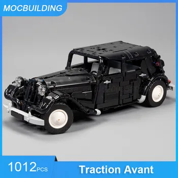 MOC Gradivni blokovi vučenje model automobila Avant DIY Skupština cigle Prijevoz kreativne edukativne dječje igračke, pokloni 1012 kom.