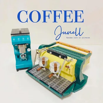 747ШТ kreativno mlin za kavu gradivni blokovi mašina za kavu ukras radne površine mikro skupština MOC cigle igračke, pokloni za djecu