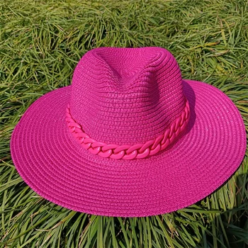Ljetna šešir, novi podesiva jazz slamnati šešir za muškarce i žene, фетровая šešir od sunca, plaža šešir, jazz šešir s ružama, slamnati šešir za žene
