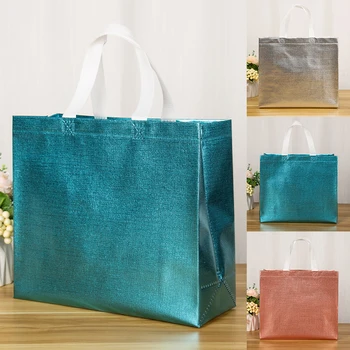 Moderan sjajna laser sklopivi shopping bag, ekološka torba-тоут, reusable proizvoda torba, torbe za kupovinu velikog kapaciteta