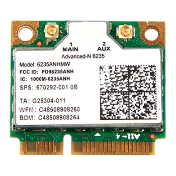 6235ANHMW Centrino Advanced-N 6235 dual-band 300 Mbps, kompatibilan sa Bluetooth 4.0