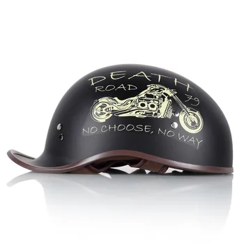 Moto kaciga, retro stil, električni bicikl, полушлем, točka za bejzbol kape za motokros u stilu Harley, klasični kaciga
