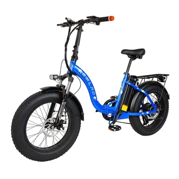 Smlro E7 Električni gradski bicikl, gradski sklopivi turistički bicikl, 48, 20-inčni debeli guma, 1000 W, baterija kapaciteta 20 ah, sklopivi bicikl za odrasle