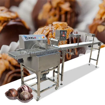 Električna igra mini-stroj za глазировки čokolade, mala linija za proizvodnju čokolade za proizvodnju barovi, vafla i keksa