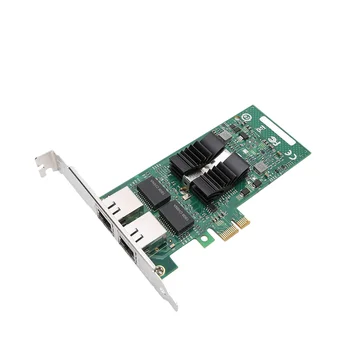 82576-T2 Двухпортовая Gigabitne Mrežne kartice PCI-E Adapter mrežne kartice za XP/WIN7/WIN8/WIN10