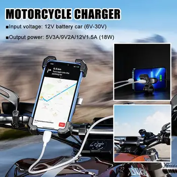 Anchtek Motocikl USB Punjač QC3.0 Volan Brz Sa 12 U Moto Adapter Voltmetar Pribor Za Punjenje Vodootporan S F9W0