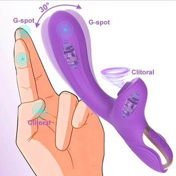 20 načina Snažan dildo-vibrator za žene sisanje čaša za klitoris, vakuum seks-igračke za ženske шевеления prstima, bežični dildo-vibrator za odrasle