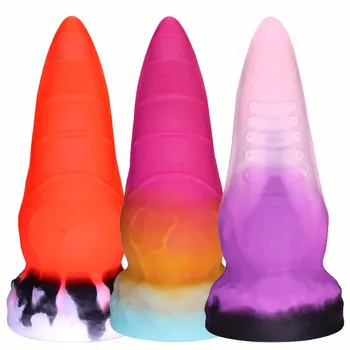Veliki višebojne dildo-čudovište, analni igračke, dojenče, щупальце hobotnice, umjetni penis, dildo u obliku životinja, seks-igračka za odrasle za žene-gay