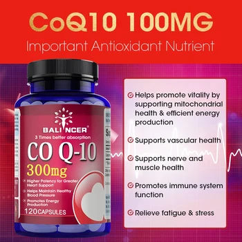 Antioksidans, koenzim Q-10 - Podržava zdravlje krvnih žila i srca, podržava proizvodnju energije i smanjuje umor