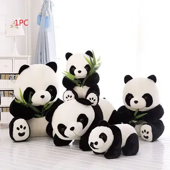 9/10/12/16 cm Pliš Igračke s Panda, Slatka Jastuk, Panda s s bambusovim Lišćem, Medo, Dobar Poklon za Rođendan za Djecu