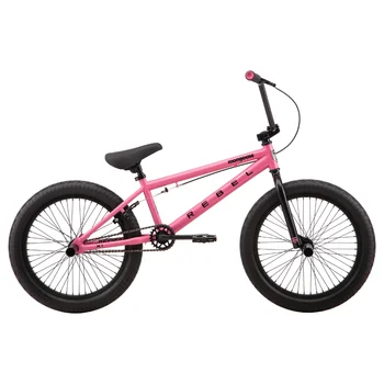 Dječji bicikl BMX GISAEV 20-in Rebel X1 unisex, roza velike gume veličine 20 x 2,35 cm pružaju prianjanje i stabilnost.