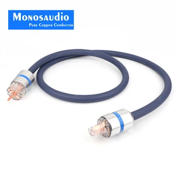 Monosaudio P902 99,9998% neto bakreni kabel za napajanje Schuko HIFI EMC Shield Kabel za napajanje EUR verzija Mrežni kabel ac