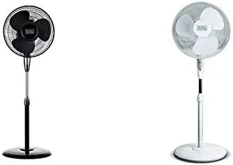 Inčni fan-stalak s daljinskim upravljačem, crno-bijeli 16-inčni fan-stalak s daljinskim upravljačem