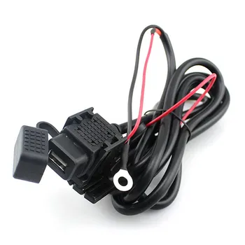 Univerzalni Мотоциклетное 2.1 A USB Punjač, монтируемое na Vozilu DIY SAE USB Kabel-ac ispravljačem sa Ugrađenim Osiguračem za Mobilni telefon, Tablet, GPS