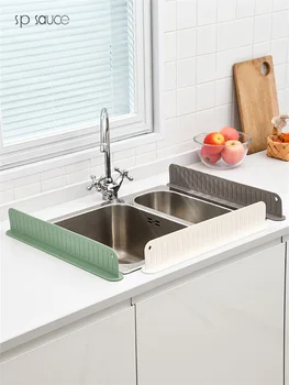 Silikonska zaštita od prskanja vode u sudoperu, pregrada za pranje posuđa, barijera od prskanja vode s jakom sisanje čaša za kuhinje, kupaonice