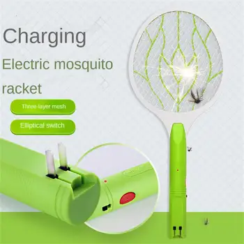 Zamke za komarce, električna letjeti swatter, punjiva nova električna letjeti swatter, reket za insekte, pribor za insekte, ugrađeni tip