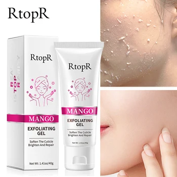 Piling gel-krema za lice Mango Izbjeljivanje hidratantni Piling-piling za lice i Tretmani akni Duboko čišćenje Njegu kože od akni