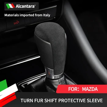 Za Mazda Atenza CX3 CX4 CX5 CX8 2015-In Auto Oprema od Алькантары i Antilopa Ručka Mjenjača, Torbica za ručne kočnice, Zaštitni Okvir