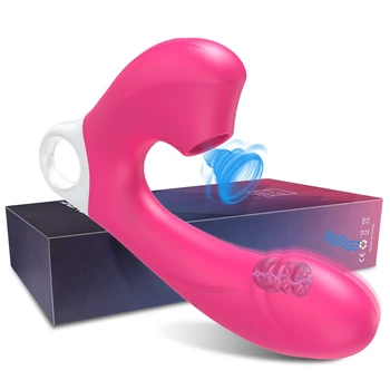 Snažan Dildo Vibrator Klitoris je Gubitnik za Ženski Klitoris Vakuum Stimulans G-Točke Maser Robu za Odrasle Seks-Igračke za Žene 2023