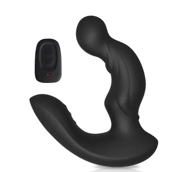 Silikon muški maser prostate s daljinskim upravljanjem, vibrator, stimulans G-točke, dildo za masturbaciju, analni čep, seks-igračke za muškarce i žene