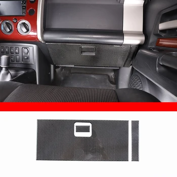 Za Toyota FJ Cruiser 2007-2021, poklopac pretinca za rukavice navigator za automobil, ukrasne naljepnice, pribor za unutrašnjost od mekog karbonskih vlakana, 3 kom