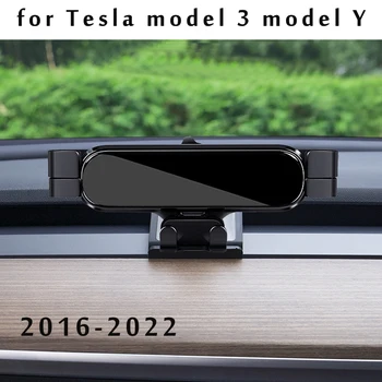 Auto držač telefona za Tesla model 3 Model Y 2022 2021 2019 Nosač za polaganje GPS auto stalak Okretni podrška pribor za mobitele