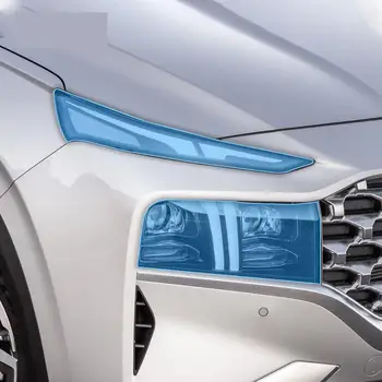 Za Hyundai Santa Fe 2020-2023 Vanjski prednji far automobila Protiv ogrebotina TPU PPF Zaštitni sloj Protiv ogrebotina Popravka film Pribor