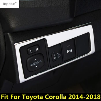 Upotreba Svjetla Žarulje Gumb Za Uključivanje Ploča Ukrasni Poklopac Šine Za Toyota Corolla 2014-2018 Pribor Od Nehrđajućeg Čelika Unutrašnjost