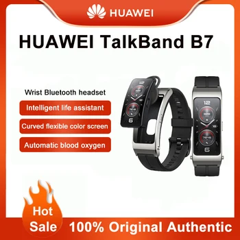 Novi sportski narukvica Huawei TalkBand B7, inteligentni narukvica, senzor kisika u krvi, praćenje otkucaja srca, Bluetooth slušalica na zglob