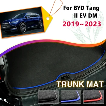 Auto-Tepisi za Prtljažnika BYD Tang II EV DM 2019 ~ 2023, 5 Sjedala, Prtljažnik, Teretni Brod, Polica, Stražnji Prtljažnik, Tepih Za Prtljagu, auto oprema