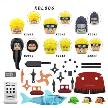 Jedan novi crtani figurice pribor Građevinski blok za djecu KDL806 K2039 K2040 K2041