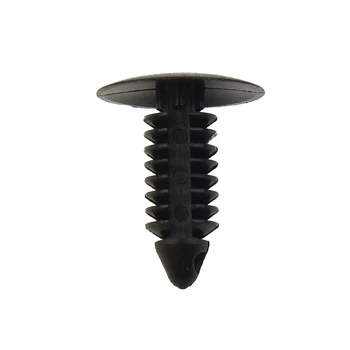 Stezaljke su idealni za otvore 6-7 mm Kvalitetne crne ogranak u braniku Spona za rupe prednji registarske pločice Poklopac Set od 4