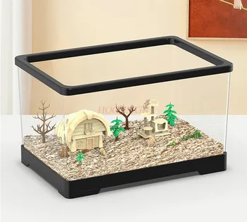 Kavez za hrčka, akrilna transparentna osnova, kavez za zeca, kutija za uzgoj pilića