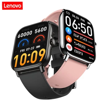 Lenovo Novi pametni sat za fitness s Bluetooth-izazov, 24 sata, broj otkucaja srca, kisik u krvi, vrijeme, pametni sat IPX8, vodootporan sportski narukvica