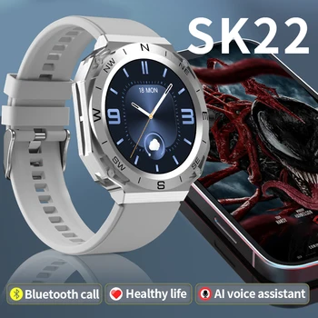 NOVI pametni Sat SK22 Gospodo Fitness Tracker S Punim Zaslonom osjetljivim na Dodir IP67, Monitor koji Mjeri Krvni Tlak, Pametni Sat Za Android i ios