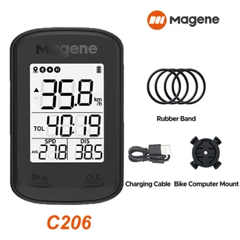 Magene C206 Pro, bicikl brzinomjer, GPS, wireless biciklističke računala, štoperica za treninga na biciklu, Bluetooth 5.0 ANT +