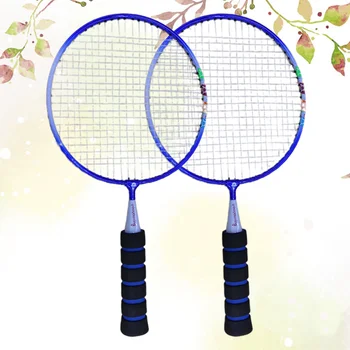 Jednostavno reket za badminton, igračke za odmor, Badminton za bavljenje sportom na otvorenom (plava), 1 par