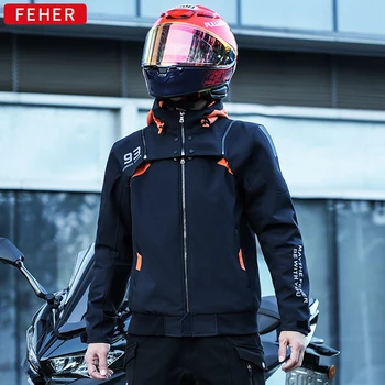 Мотоциклетная jakna, светоотражающая muška ženska vodootporna jakna za motokros, odvojiva šešir, prozračna zaštitna odjeća za biciklizma na otvorenom