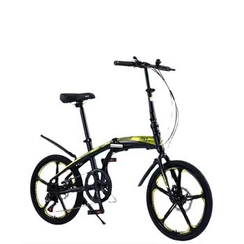 20-inčni sklopivi bicikl s dvostrukim амортизирующим disk-kočnice i brdske promjenjive brzine za studente muško i žensko