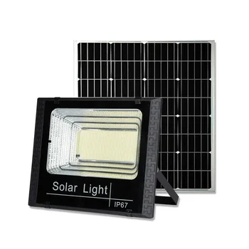 Solarni reflektori 50 W 100 W 200 W 300 W 500 W led reflektor na solarni pogon vodootporni Vanjski reflektor na solarne baterije s daljinskim upravljanjem