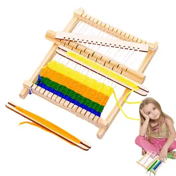 Tkalački strojevi za početnike, drveni alat za tkanja, zanata, dječje razvija igračka za tkanja obrt, motoričke vještine