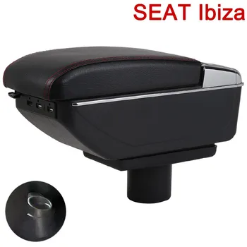 Za SEAT Ibiza naslon za ruku kutija Originalni poseban središnji naslon za ruku okvir modifikacija pribor Veliki prostor dupli sloj USB punjenje