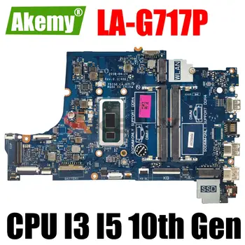 LA-G717P i3 i5 i7 Procesor Za Dell Inspiron 3490 3590 3790 5494 5594 Matična ploča laptopa M6F40 PV4FF 0CPVR Matična ploča je 100% Testiran je u redu