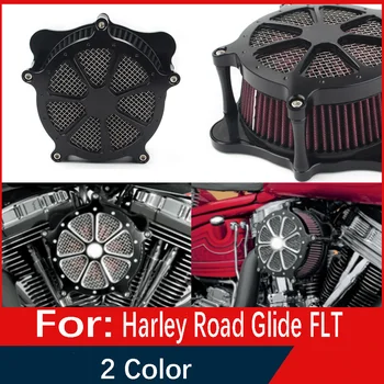Motocikl turbine radova pročistač zraka Sustav Usisnog Filtra Kit Za Harley Road Glide FLTR 08-16