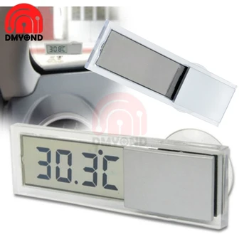 Mini LCD digitalni prikaz mjerno Područje temperature -20 -110 Auto auto termometar sisanje čaša AG10 gumb baterija