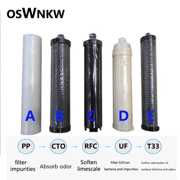 Filtar za pročišćavanje vode OSWNKW, kompatibilnu zamjenu za 4 + 1 ультрафильтрационного uložak