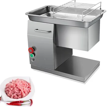 Električna mašina snage 650 W Stolni stroj za rezanje mesa na kockice od nehrđajućeg čelika Automatska mašina poslovni genetika