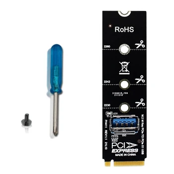 NGFF za .2 na USB3.0 Pretvarač ac Adapter za Cijev Grafičke kartice NGFF za .2 na Priključnicu za PCI-E Prijenos Майнинг PCIE Riser Car