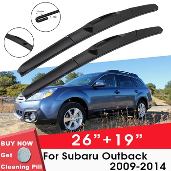Četka Brisača Automobila Prednji Prozor vjetrobran Gumeni Uložak Brisač Za Subaru Outback 2009-2014 LHD RHD 26 