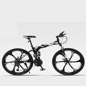 24/26 inčni sklopivi mountain bike dual amortizaciju 21/27 Speed bicikl s dvostrukim disk kočnice